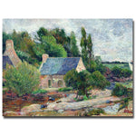 Trademark Fine Art Paul Gauguin 'Washerwomen at Pont-Aven, 1886' Canvas Art 18x24 Inches
