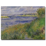 Trademark Fine Art Pierre Renoir 'The Banks of the Seine, Champrosay, 1876' 35x47 Inches