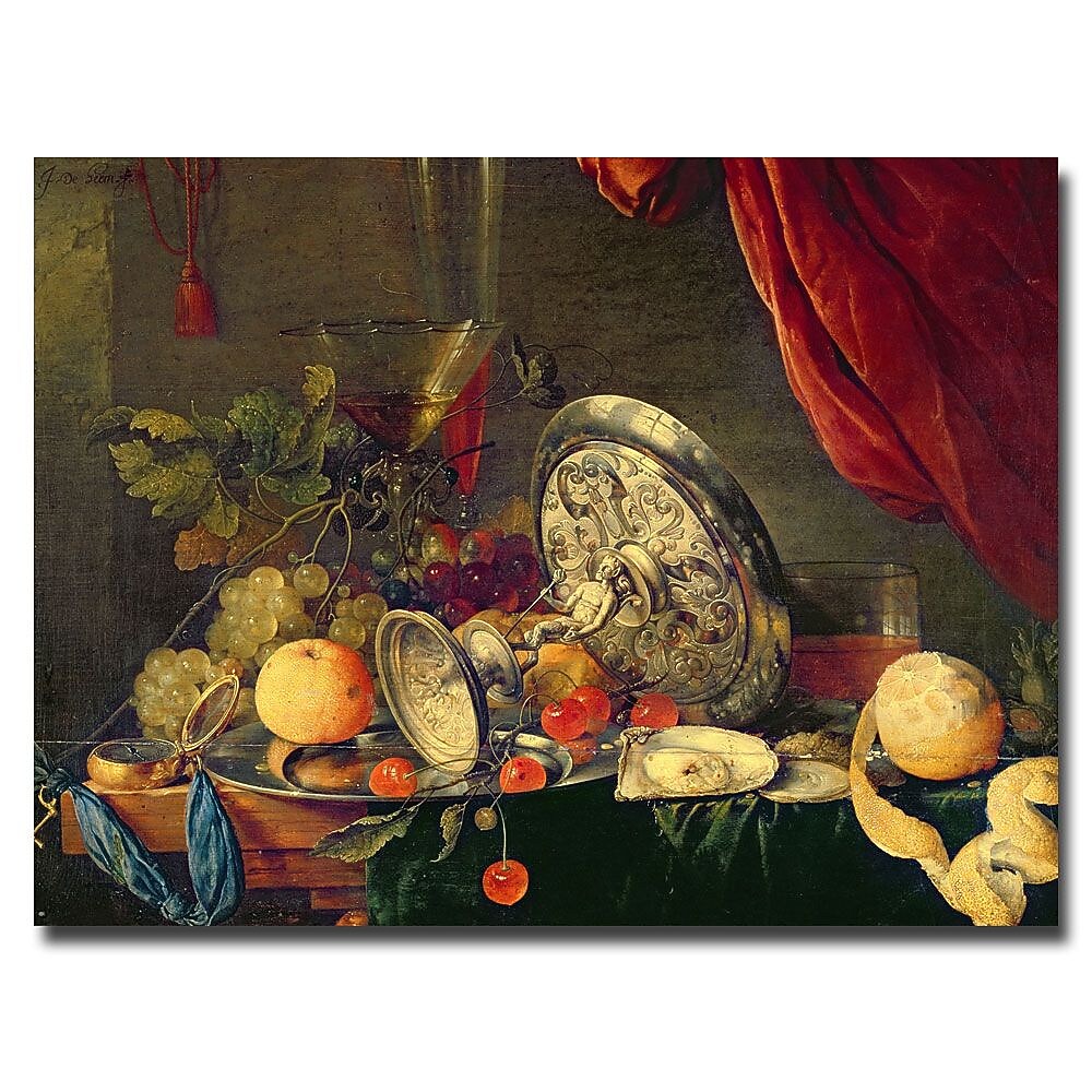 Trademark Fine Art Jan Davidz de Heem 'Still Life' Canvas Art