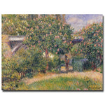 Trademark Fine Art Pierre Renoir 'Railway Bridge at Chatou, 1881' Canvas Art 35x47 Inches