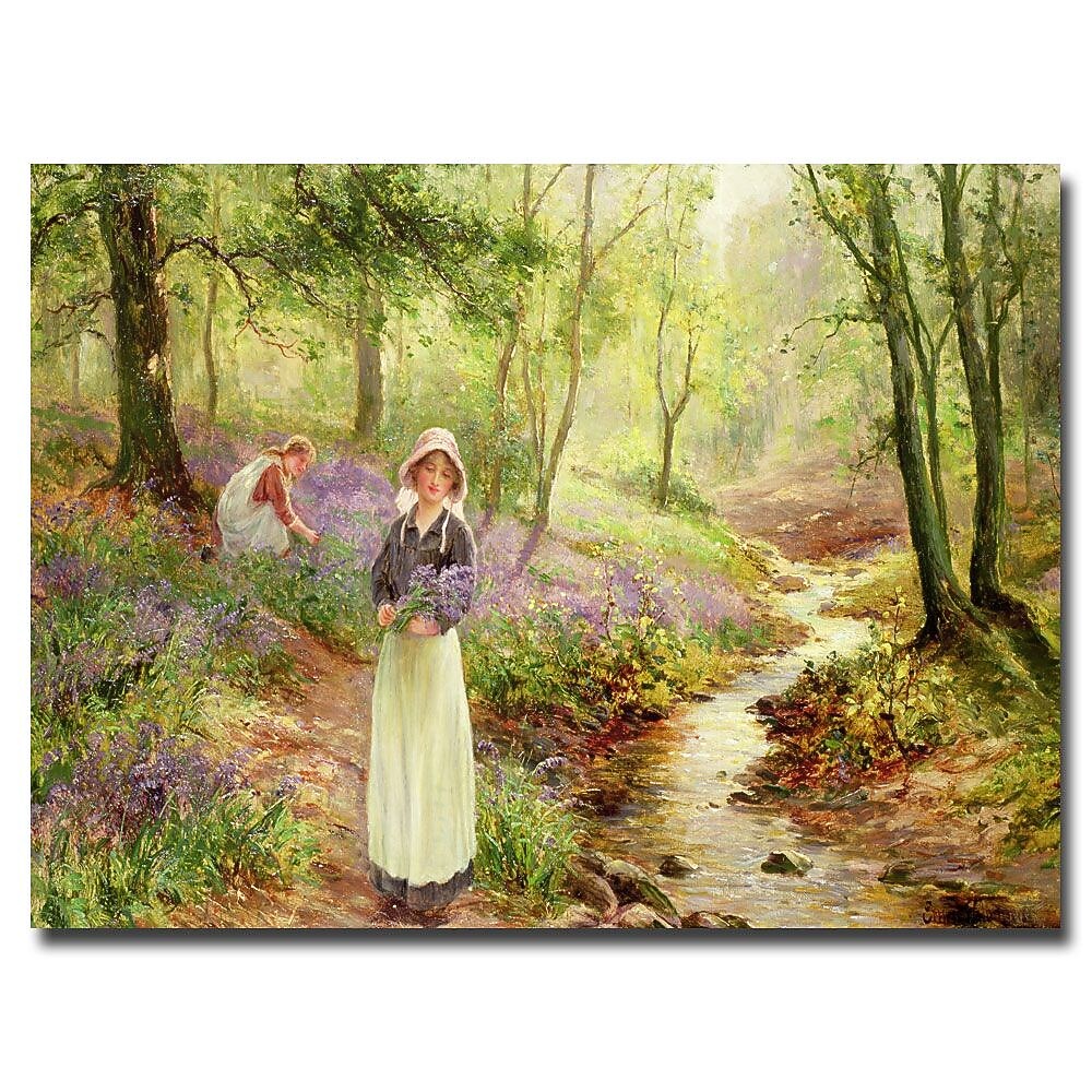 Trademark Fine Art Ernest Walbourn 'The Bluebell Glade' Canvas Art