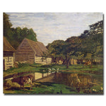 Trademark Fine Art Claude Monet 'A Farmyard in Normandy 1863' Canvas Art
