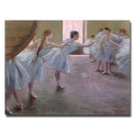 Trademark Fine Art Edgar Degas'Dancers at Rehearsal 1875-77'Canvas Art