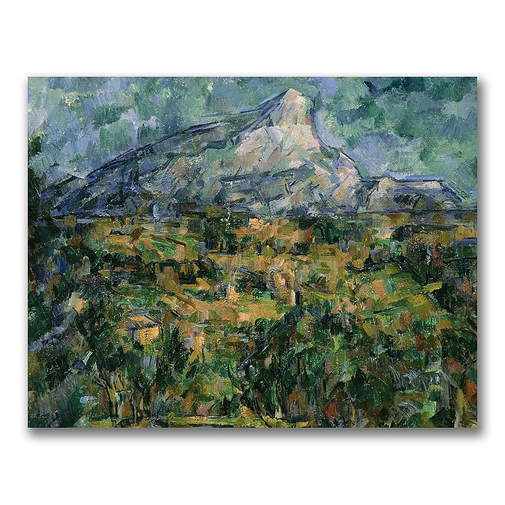 Trademark Fine Art Paul Cezanne 'Mont Sainte-Victoire' Canvas Art 35x47 Inches