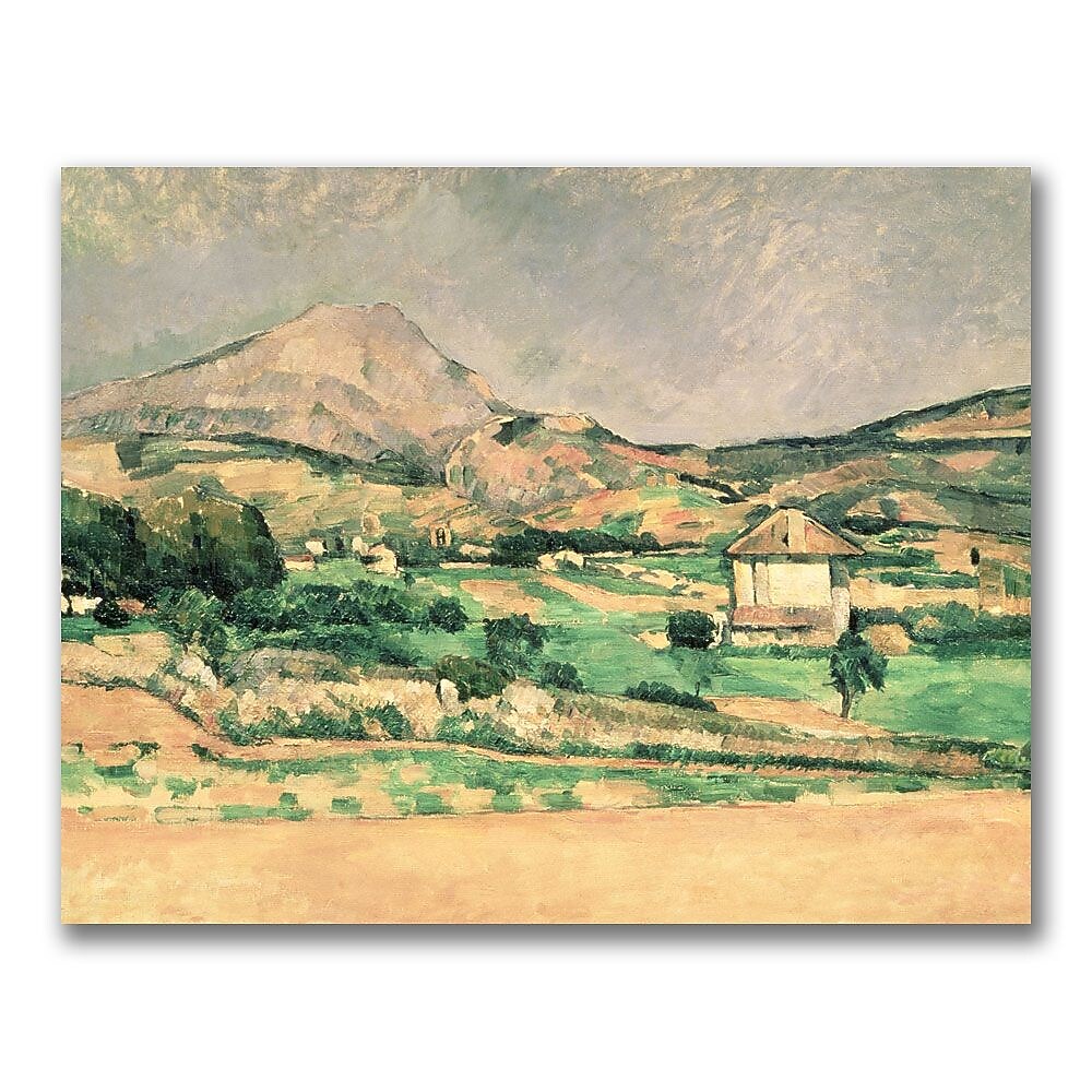 Trademark Fine Art Paul Cezanne 'Montagne Sainte-Victoire 1882-85' Ca 35x47 Inches