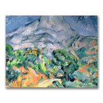 Trademark Fine Art Paul Cezanne 'Mont Sainte-Victoire' Canvas Art 18x24 Inches, BL0353-C1824GG