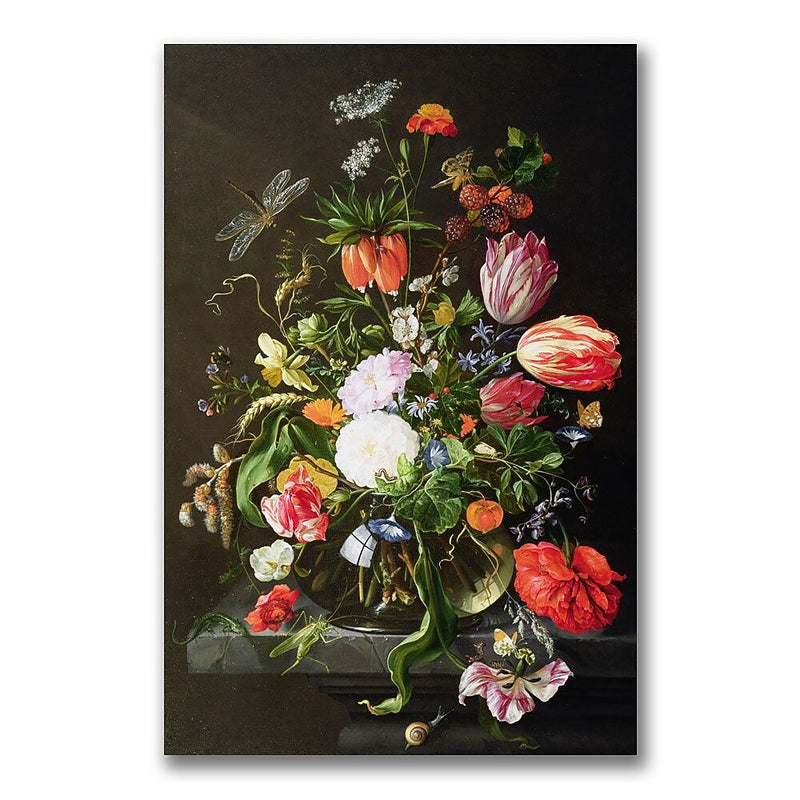 Trademark Fine Art Jan Davidsz. de Heem 'Still Life of Flowers' Canvas Art