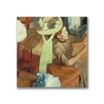 Trademark Fine Art Edgar Degas 'The Millinery Shop' Canvas Art 14x14 Inches