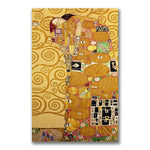 Trademark Fine Art Gustav Klimt, 'Fulfillment' Canvas Art 14x24 Inches