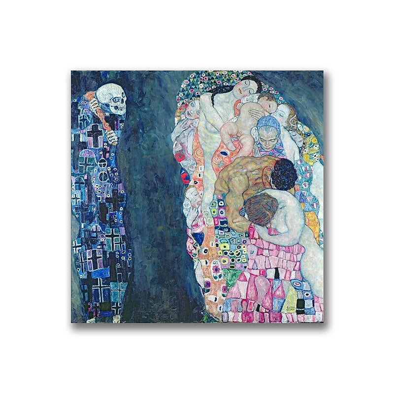 Trademark Fine Art Gustave Klimt 'Death and Life' Canvas Art