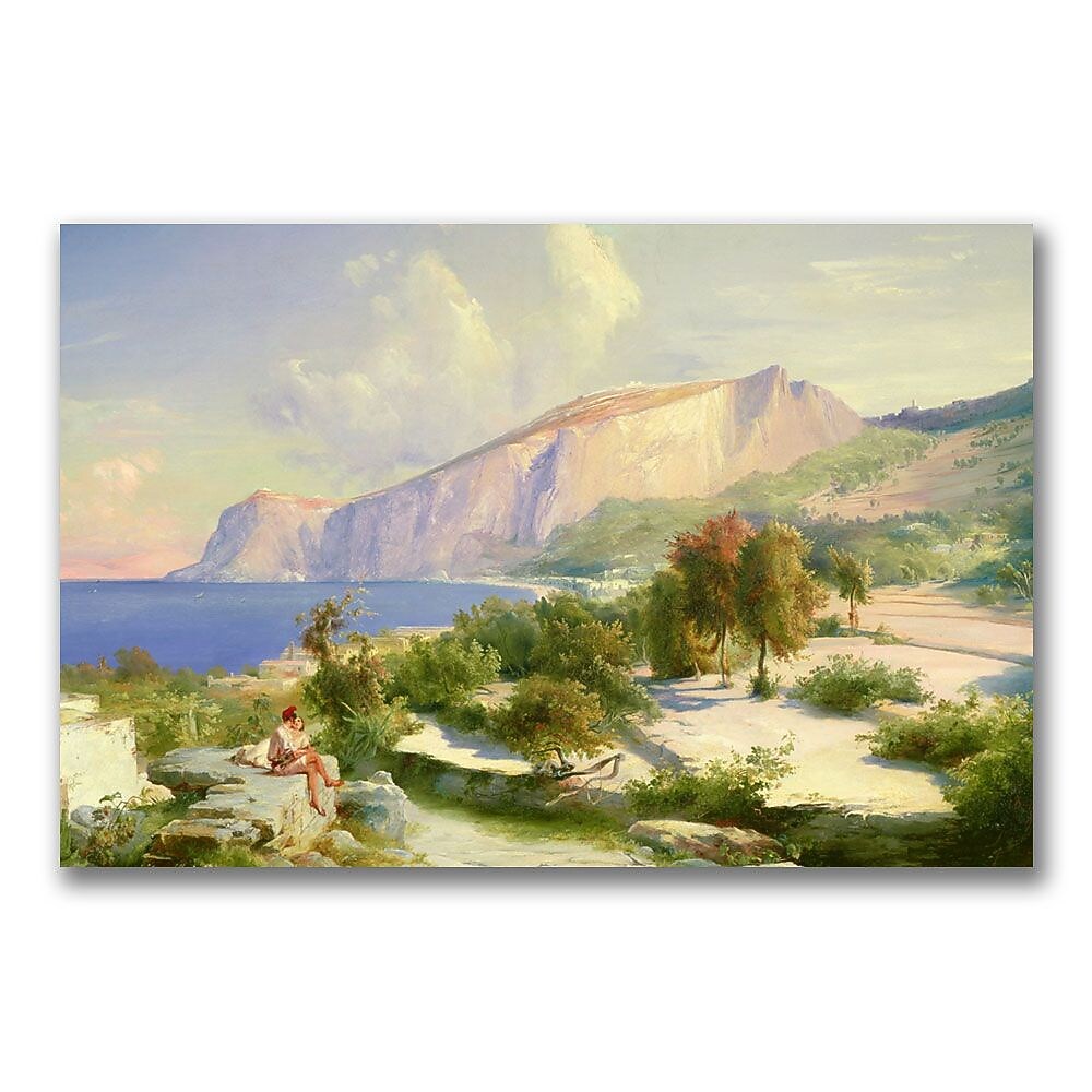 Trademark Fine Art Karl Blechen 'The Marina Grande' Canvas Art
