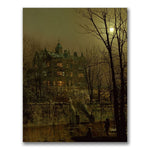 Trademark Fine Art John Grimshaw 'Knostrop Old Hall Leeds' Canvas Art
