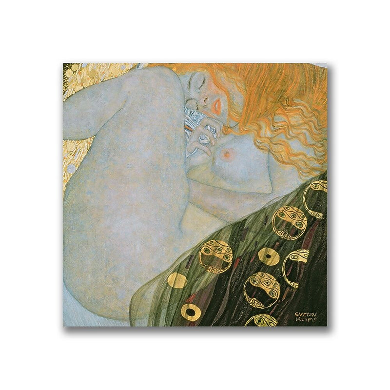 Trademark Fine Art Gustave Klimt 'Danae, 1907-08' Canvas Art