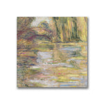 Trademark Fine Art Claude Monet 'Waterlily Pond, The Bridge' Canvas Art