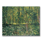 Trademark Fine Art Vincent Van Gogh 'Trees and Undergrowth, 1887' Canvas Art