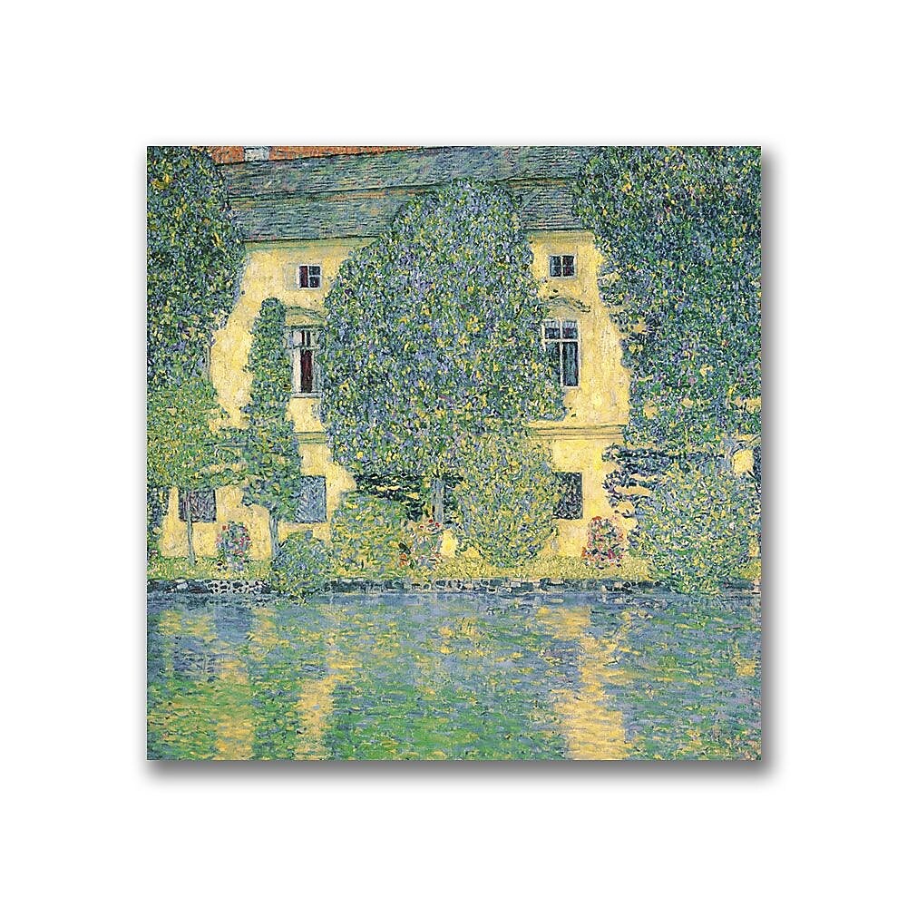 Trademark Fine Art Gustav Klimt, 'The Schloss Kammer on the Atterse' Canvas Art