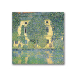 Trademark Fine Art Gustav Klimt, 'The Schloss Kammer on the Atterse' Canvas Art