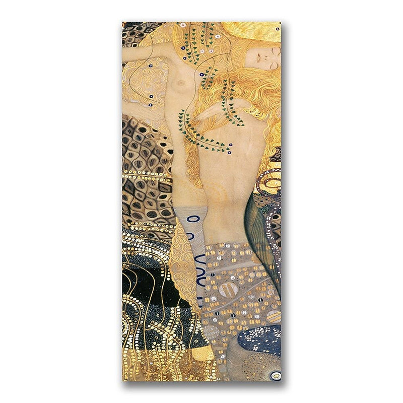 Trademark Fine Art Gustav Klimt 'Water Serpents' Canvas Art 20 x 47 Inches