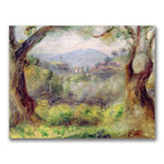 Trademark Fine Art Pierre Renoir 'Landscape at Les Collettes' Canvas Art 35x47 Inches