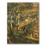 Trademark Fine Art Pierre Renoir 'Jules Le Coeur in the Forest' Canvas Art 18x24 Inches
