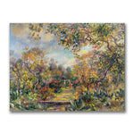 Trademark Fine Art Pierre Renoir 'Landscape at Beaulieu' Canvas Art 35x47 Inches