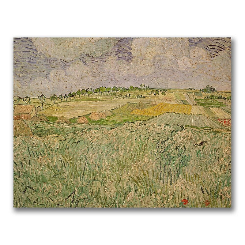Trademark Fine Art Vincent Van Gogh'The Plains of Auvers'Canvas Art