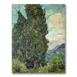 Trademark Fine Art Vincent van Gogh 'Cypresses 1889 Canvas Art