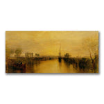Trademark Fine Art Joseph Turner 'Chichester Canal.1829' Canvas Art 12x24 Inches