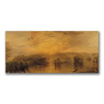 Trademark Fine Art Joseph Turner 'The Lake, Petworth, Sunset' Canvas Art 16x32 Inches