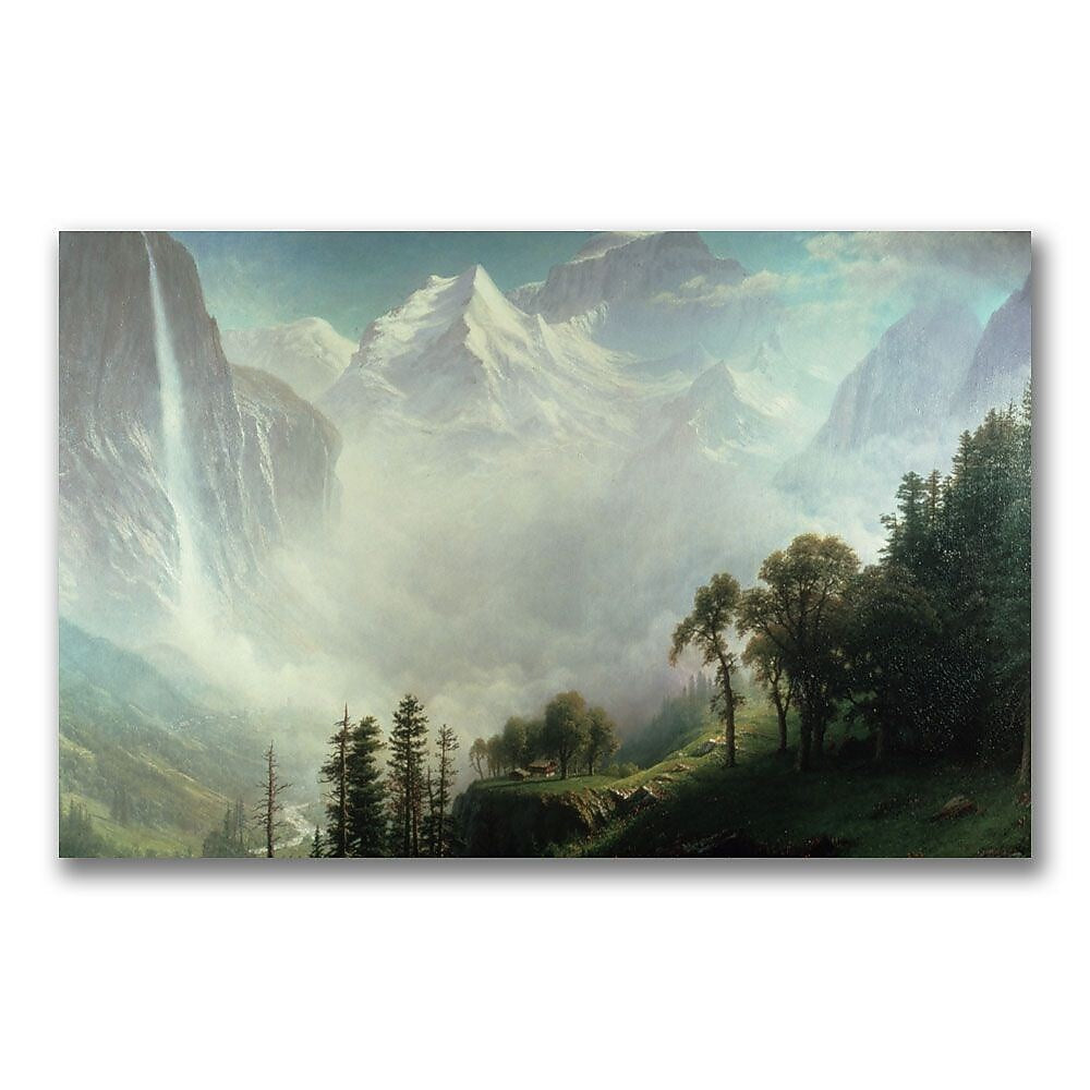 Trademark Fine Art Albert Biersdant 'Majesty of the Mountains' Canvas Art