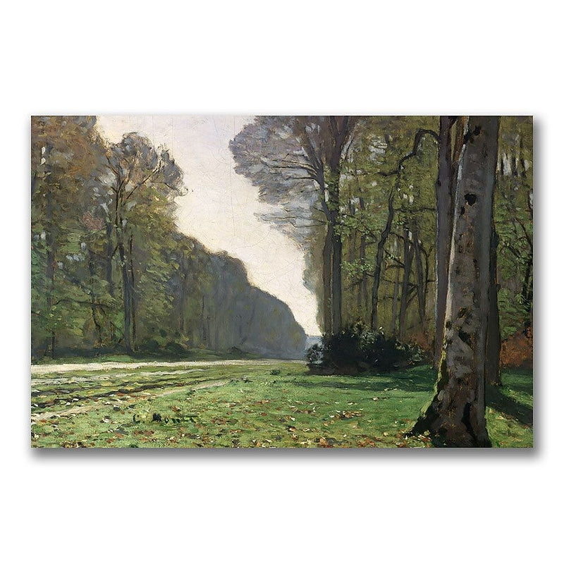 Trademark Fine Art Claude Monet 'The Road to Bas Breau' Canvas Art