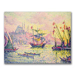 Trademark Fine Art Paul Signac 'View of Constantinople' Canvas Art 35x47 Inches