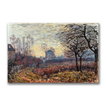 Trademark Fine Art Alfred Sisley 'Landscape Near Louveciennes' Canvas Art 35x47 Inches