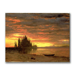 Trademark Fine Art Albert Biersdant 'California Sunset' Canvas Art 18x24 Inches