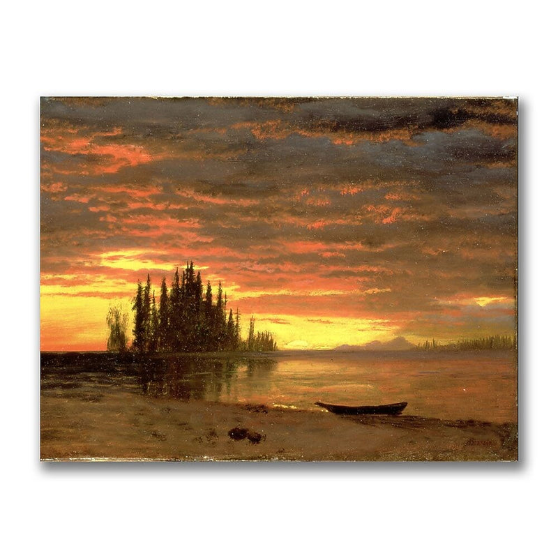 Trademark Fine Art Albert Biersdant 'California Sunset' Canvas Art 18x24 Inches