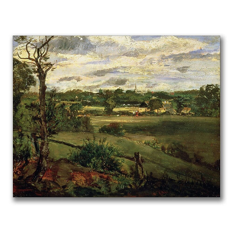 Trademark Fine Art John Constable 'View of Highgate from Hampstead' Canvas Art 26x32 Inches