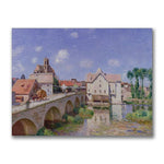 Trademark Fine Art Alfred Sisley 'The Bridge at Moret 1893' Canvas Art