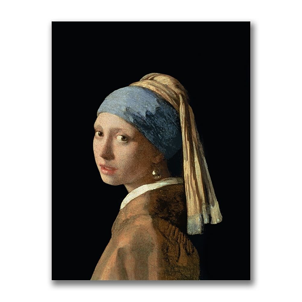 Trademark Fine Art Jan Vermeer 'Girl with a Pearl Earring' Canvas Art