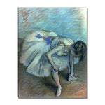 Trademark Fine Art Edgar Degas 'Seated Dancer' Canvas Art