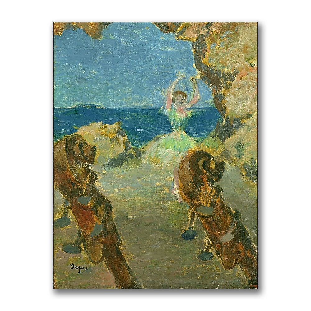 Trademark Fine Art Edgar Degas 'The Ballet Dancer 1891' Canvas Art