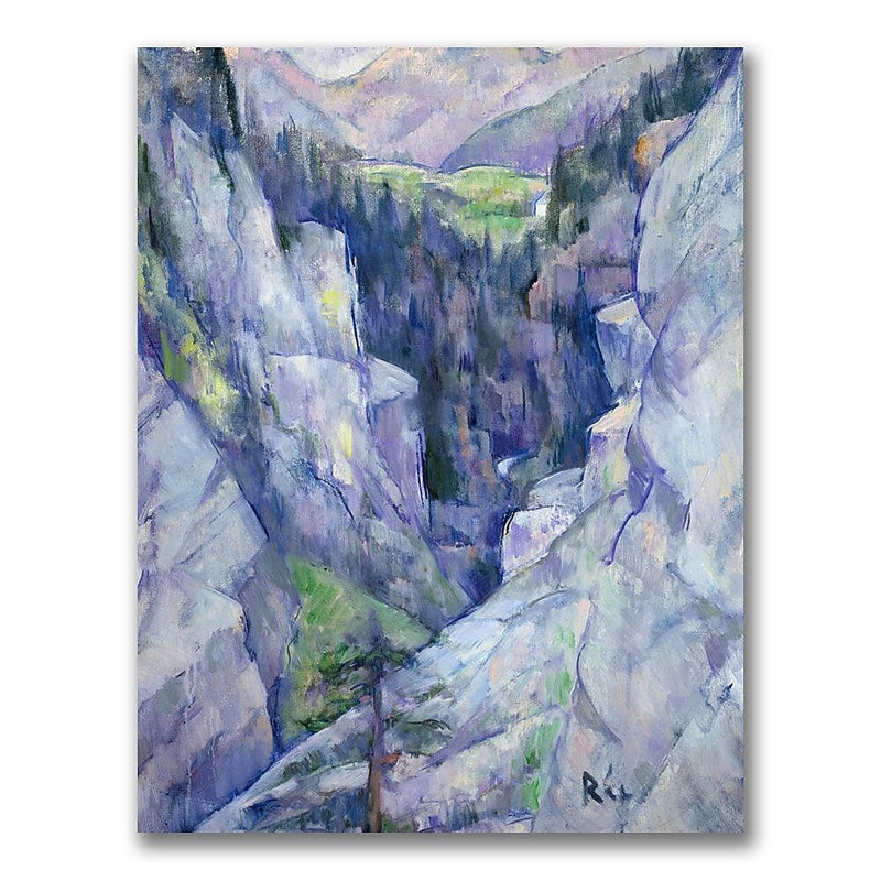 Trademark Fine Art Anite Ree 'Ravine at Pians 1921' Canvas Art