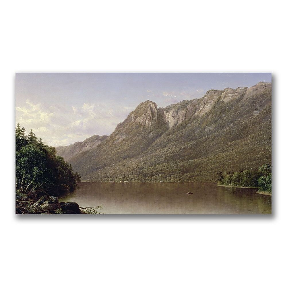 Trademark Fine Art David Johnson 'Eagle Cliff' Canvas Art 14x24 Inches