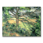 Trademark Fine Art Paul Cezanne 'The Large Pine' Canvas Art 24x32 Inches