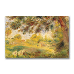 Trademark Fine Art Pierre Renoir 'Spring Landscape' Canvas Art 30x47 Inches