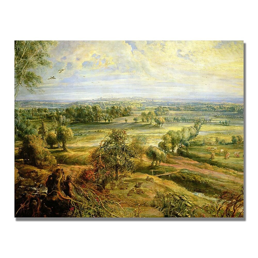 Trademark Fine Art Peter Rubens 'An Autumn Landscape II' Canvas Art 18x24 Inches