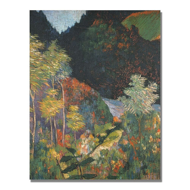 Trademark Fine Art Paul Gauguin 'Landscape' Canvas Art 18x24 Inches