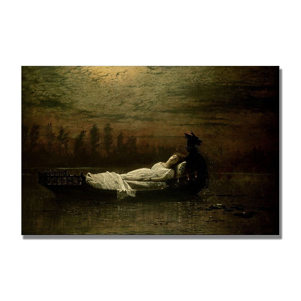 Trademark Fine Art John Grimshaw 'The Lady of Shalott' Canvas Art