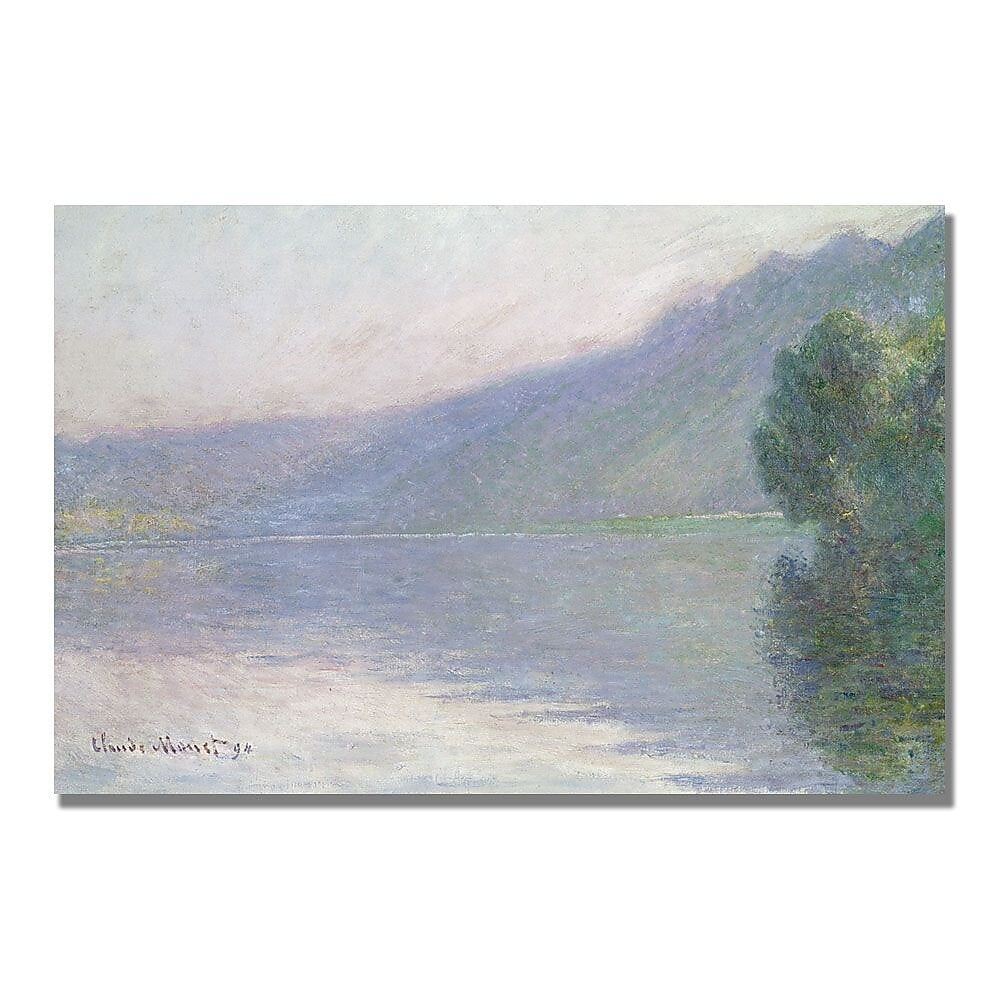 Trademark Fine Art Claude Monet 'The Seine at Port Villez 1894' Canvas Art