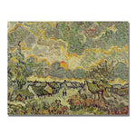 Trademark Fine Art Vincent Van Gogh 'Autumn Landscape' Canvas Art