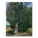 Trademark Fine Art Vincent Van Gogh 'The Cypresses' Canvas Art 24x32 Inches